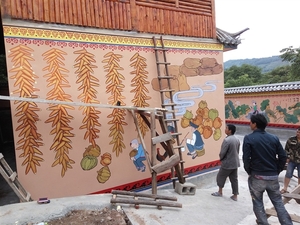 惠州美丽乡村文化墙彩绘